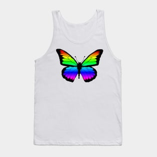 Rainbow Butterfly Tank Top